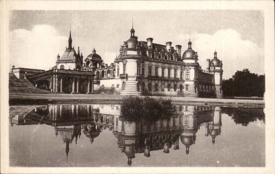 Oise - Chantiliy - the Castle - the Northern Frontage Is CPA