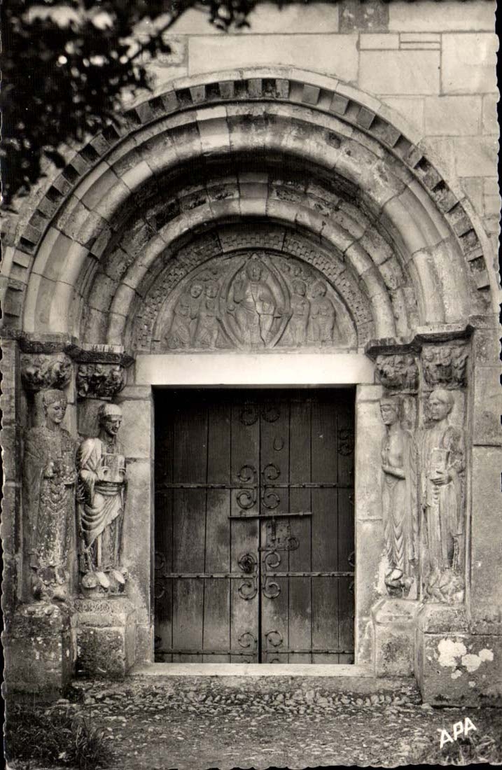 saint Bertrand de Comminges Gate of the Church Saint Just - CPA