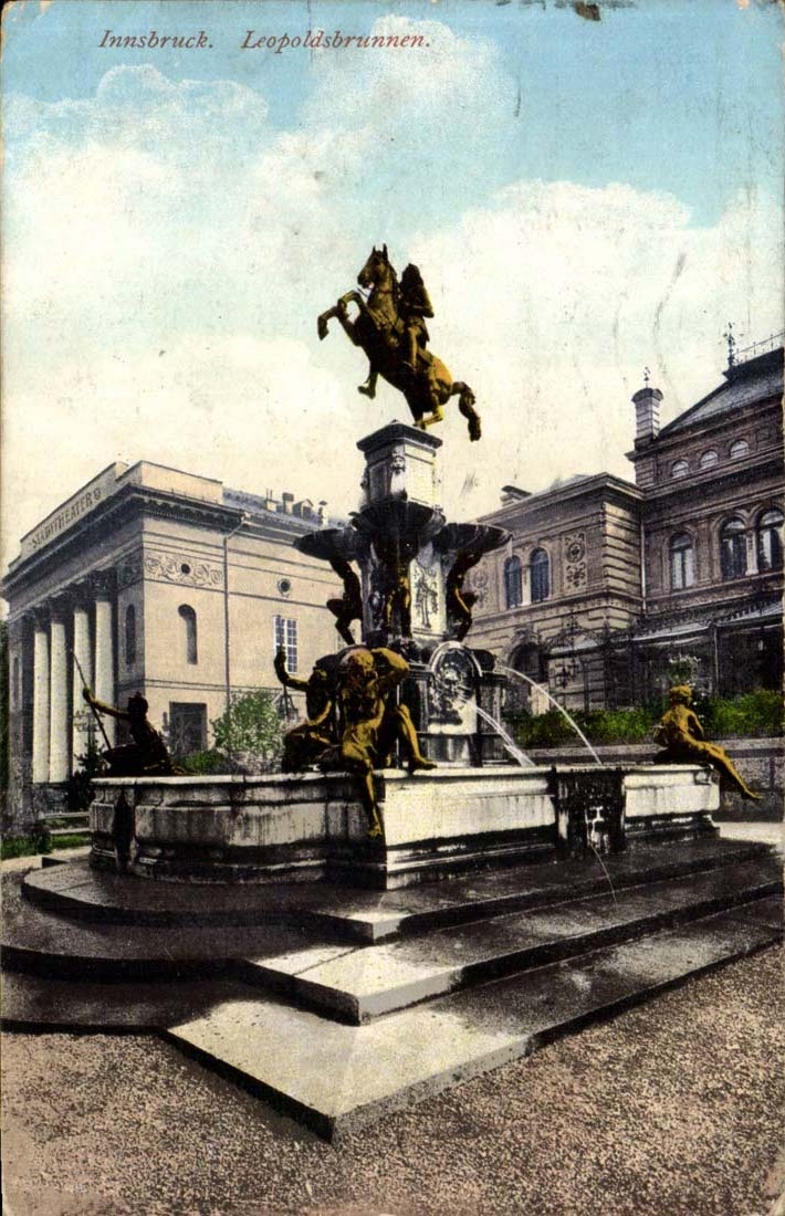 Austriche - Austria - the Tyrol - Innsbruck - Leopoldsbrunnen - CPA