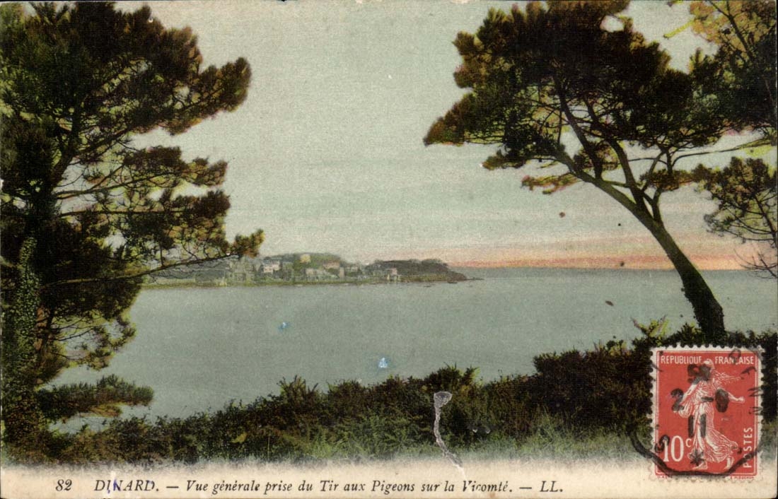 Dinard - genommenes Schiessen mit den Tauben ansehen - CPA