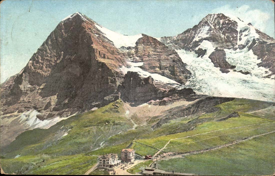 Switzerland - Kleine Scheidegg put Eiger und Moench - CPA