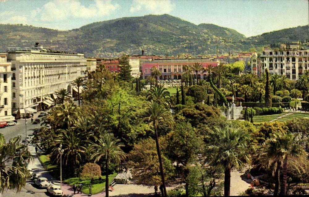 Nice - the Open-air theater Gardens At the Bottom the Municipal Casino - CPA