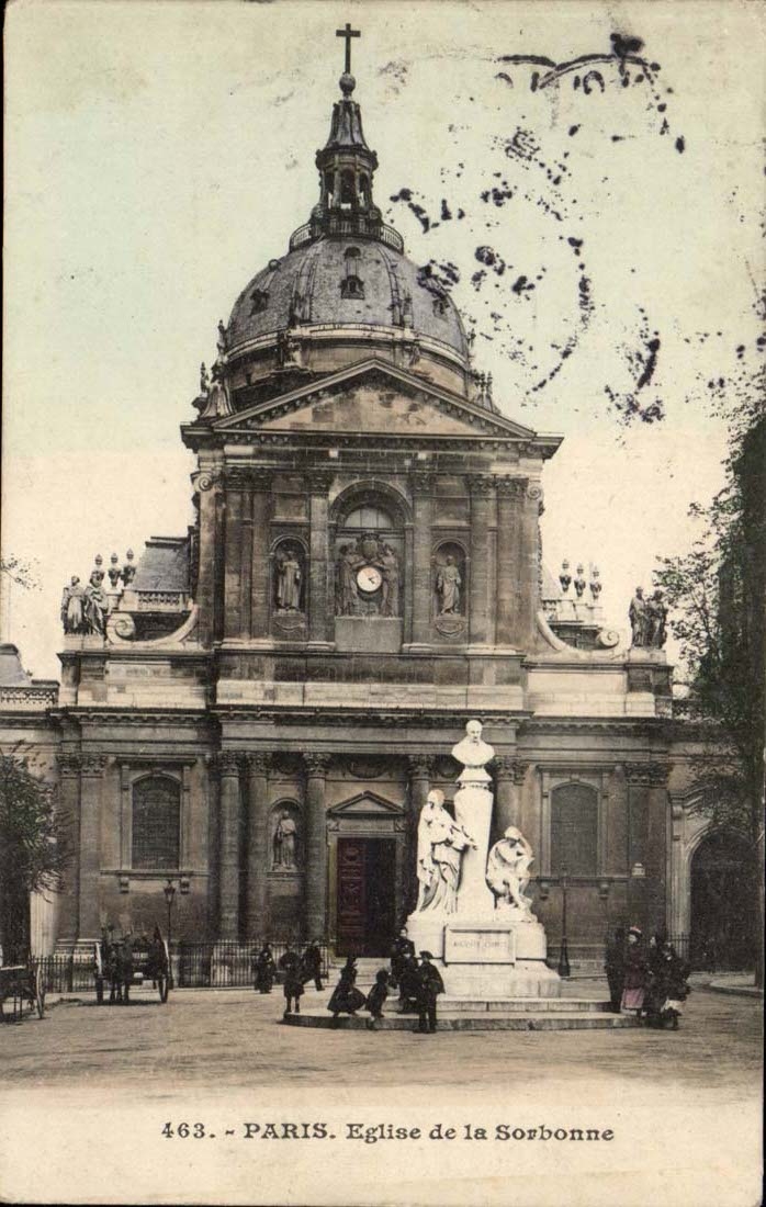 Paris - 5 - Church of Sorbonne - CPA