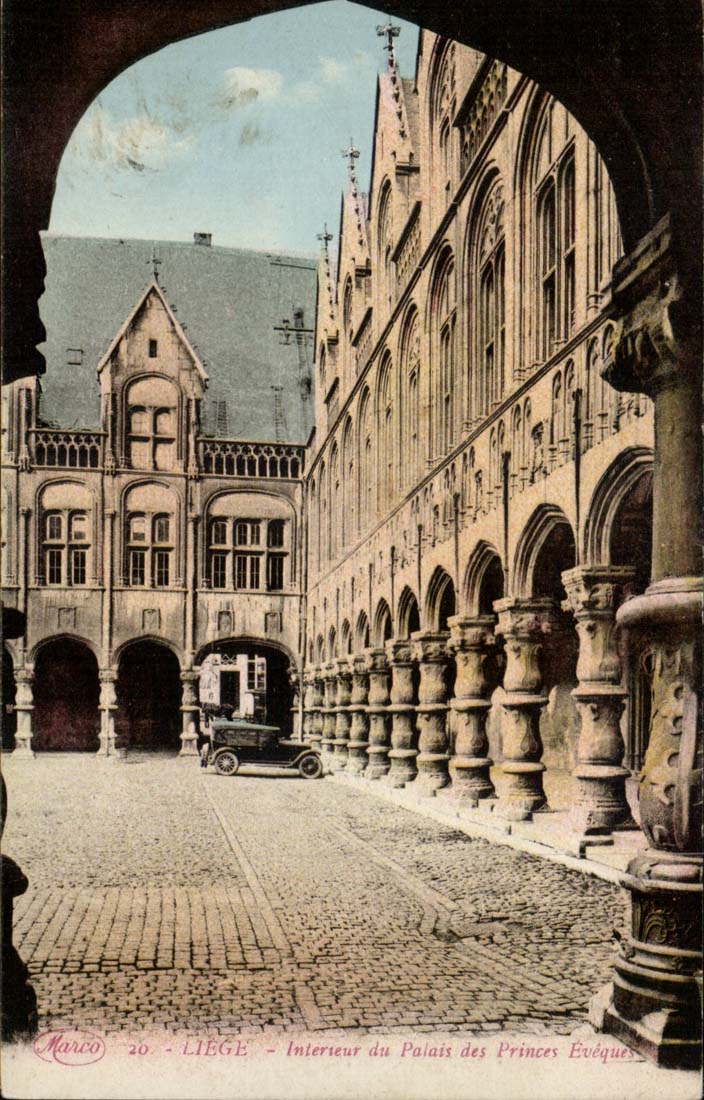 Belgium - Belgium - Liege - Interior of the Palates of Princes Eveques - CPA