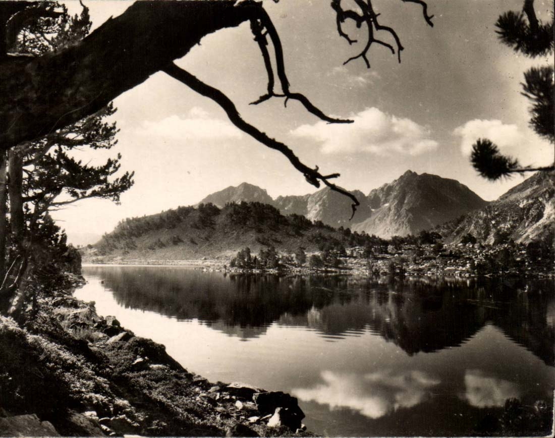 Tal von aure - der See Aumar 2193 m - CPA