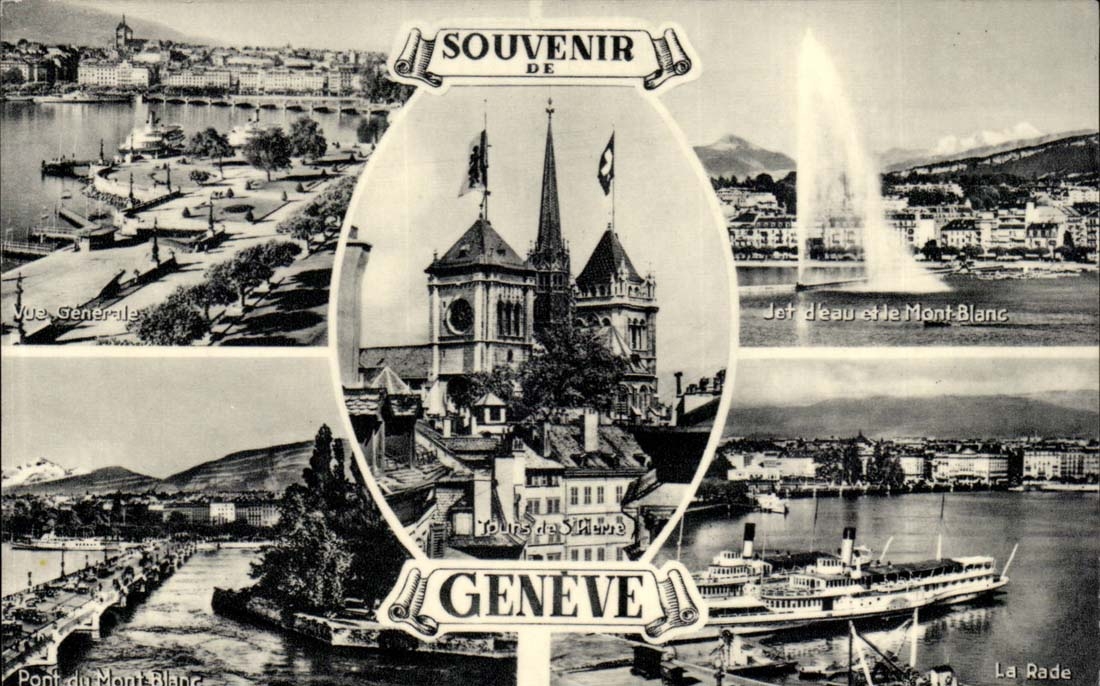 Switzerland - Souvenir of Geneva - CPA