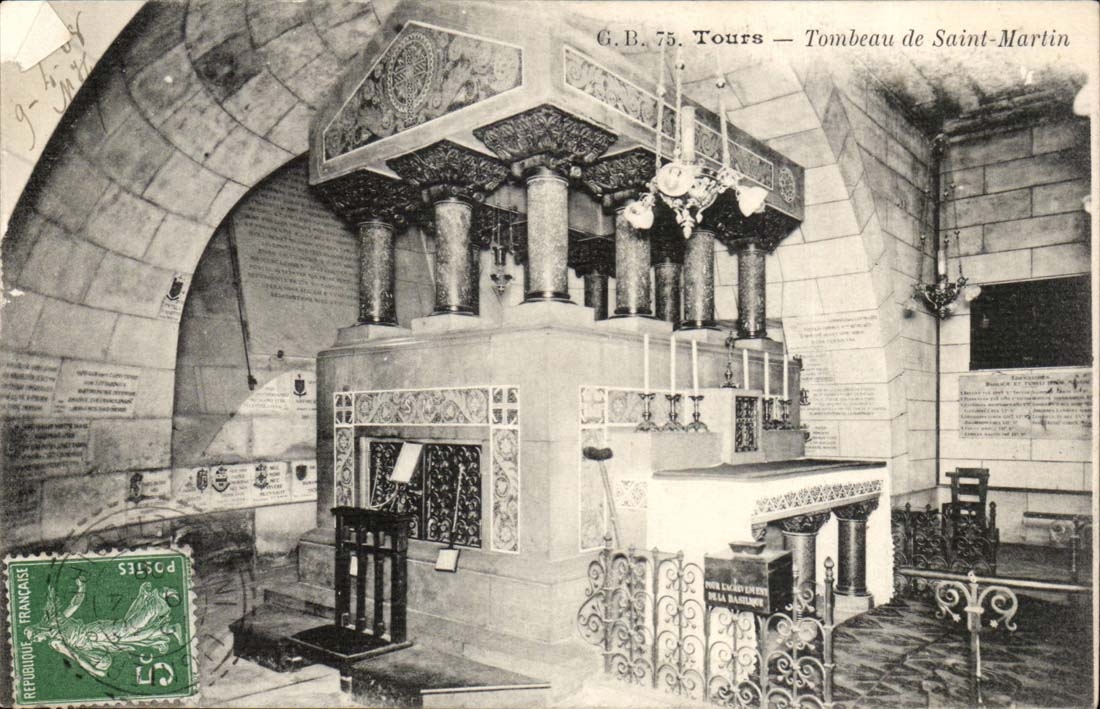 Tours - Tombeau de St Martin - CPA 