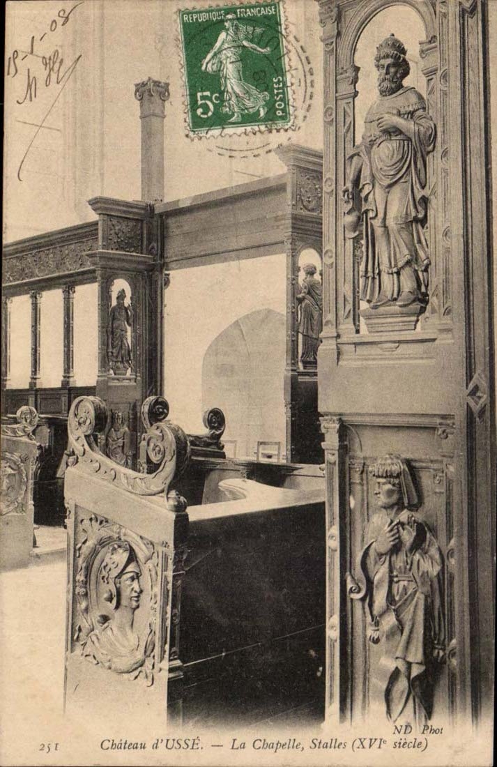 Chateua D Usse klemmt XVI La Chapelle Jahrhundert - CPA fest