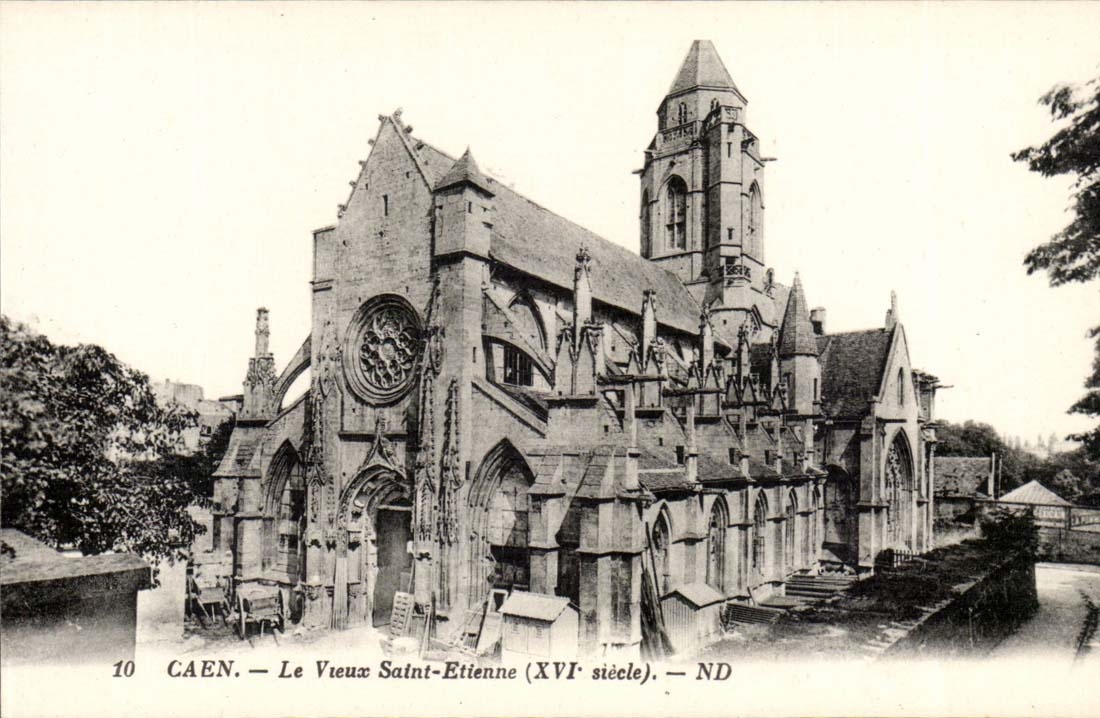 Caen - das alte Etienne-Heilige - CPA