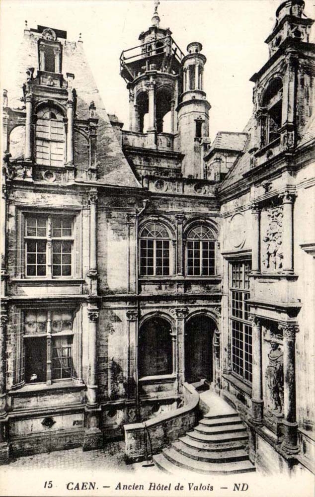 Caen - altes Hotel von Valois - CPA