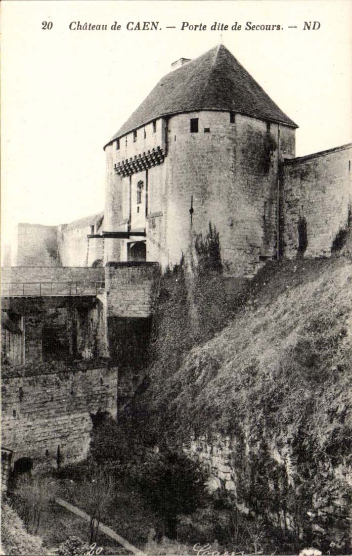 Caen - das Schloss-Gatter bekannt ab Hilfe CPA