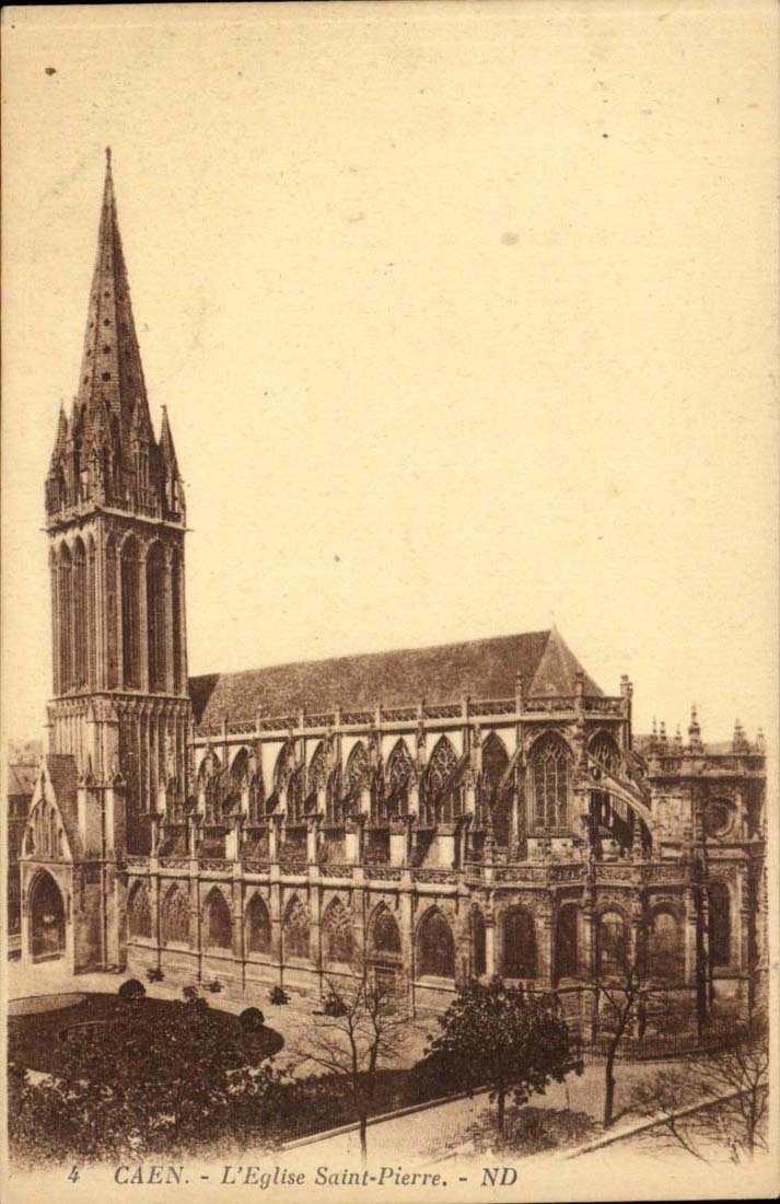 Caen - Kirche-Saint Pierre CPA