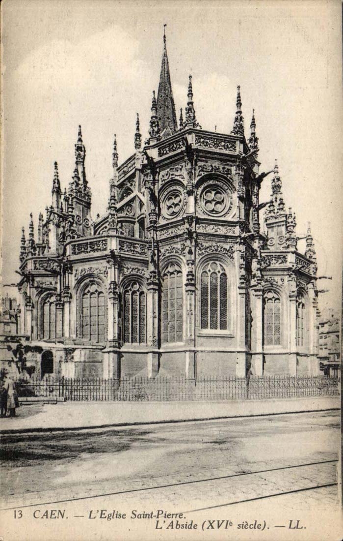 Caen - Kirche-Saint Pierre CPA