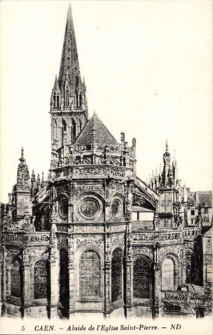 Caen - Kirche-Saint Pierre CPA