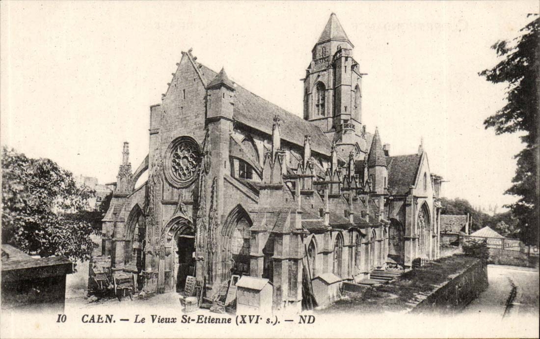 Caen - altes St Etienne CPA