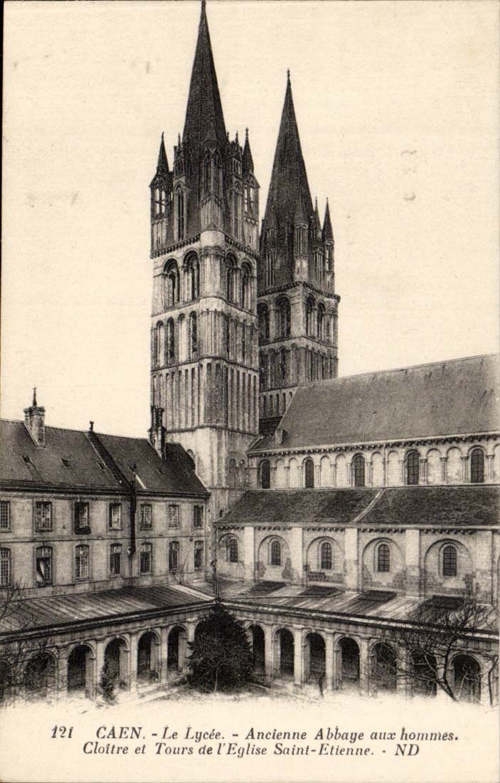 Caen - the College - Old Abbey with the Men Cloister and Tours of the Church Saint Etienne CPA