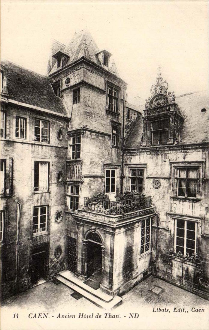 Caen - altes Hotel von als CPA