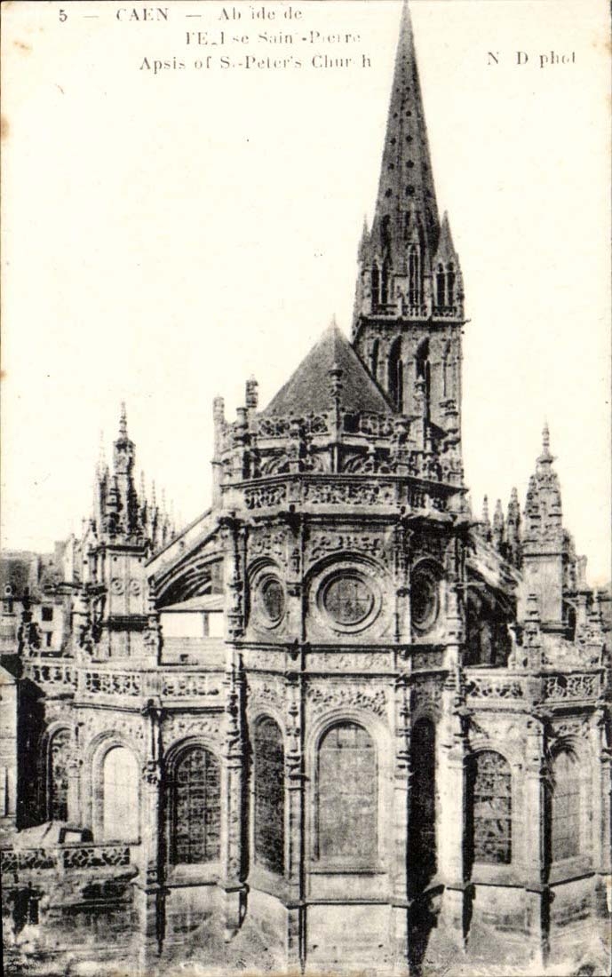 Caen - Apse des Kirche-Saint Pierre CPA
