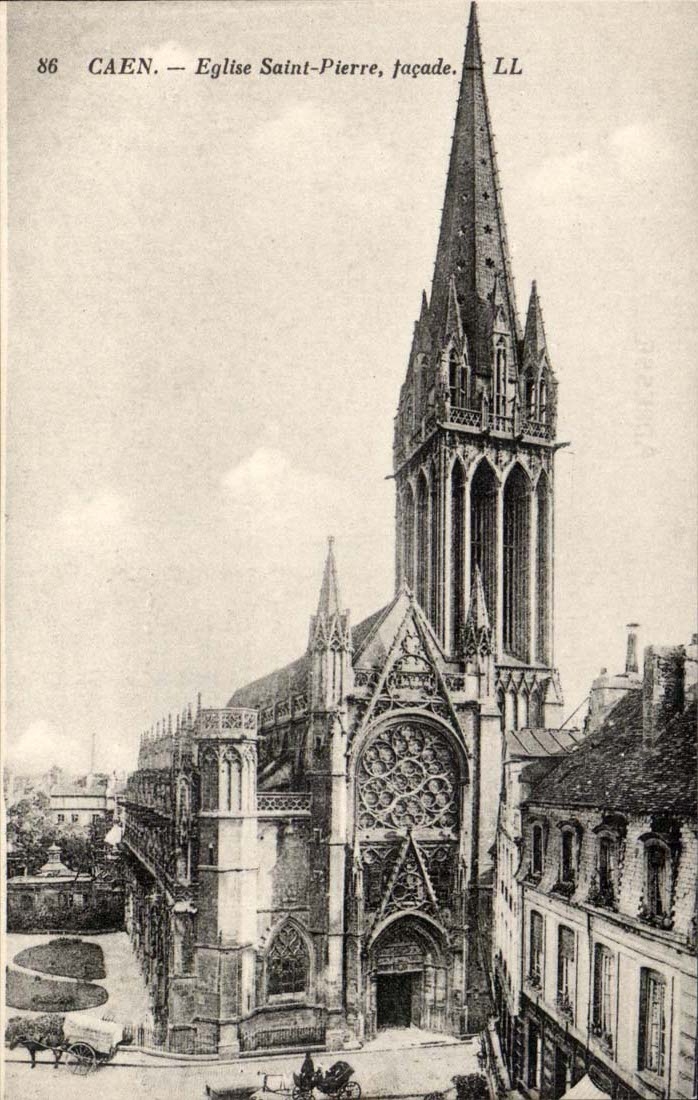 Caen - Kirche-Saint Pierre CPA