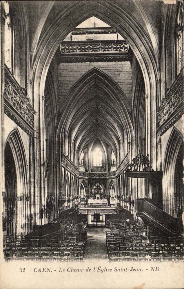 Caen - Church Saint Jean CPA