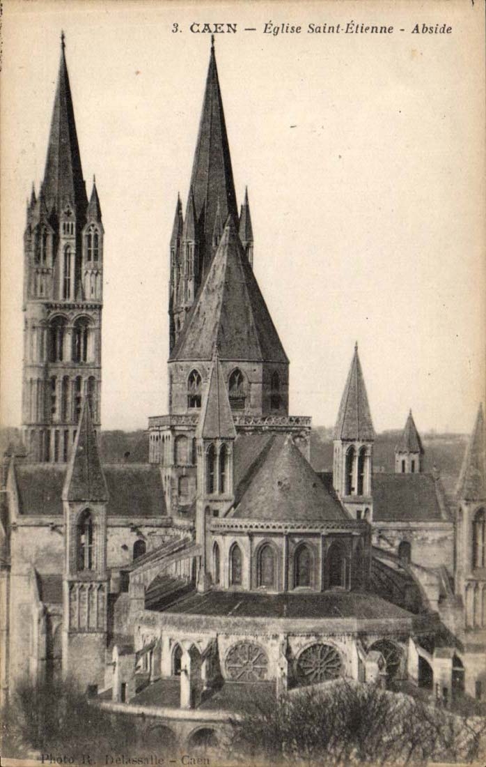 Caen - Church Saint Etienne - CPA