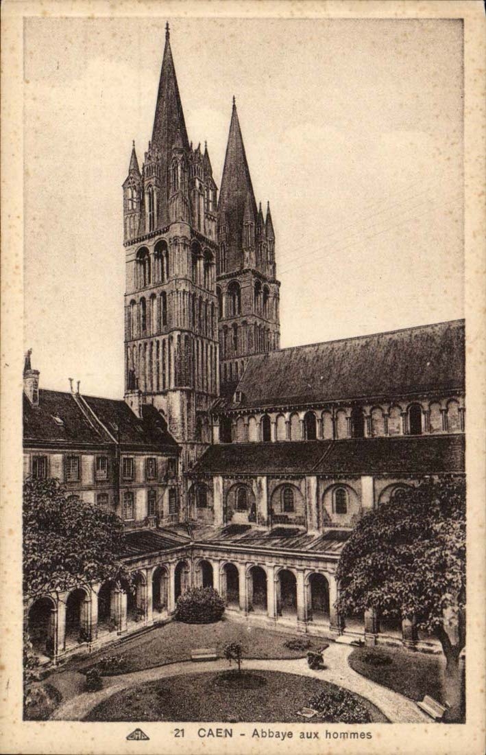 Caen - Abbey with the Men - CPA