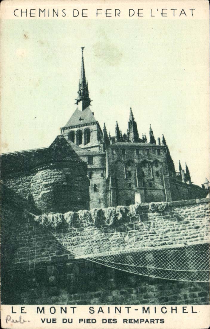 Mont Saint Michel - Sight of Foot of the Walls - CPA