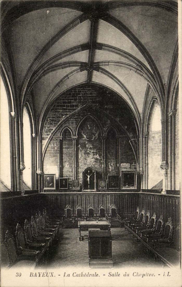 Bayeux - die Kathedrale - Kapitelraum CPA