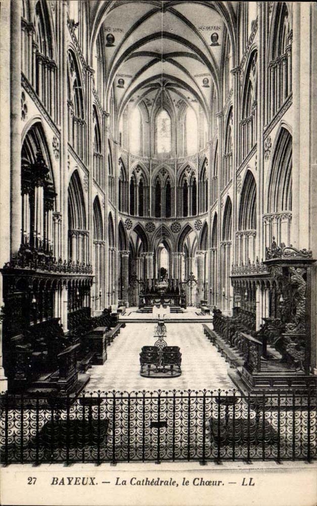 Bayeux - der Kathedralechor - CPA