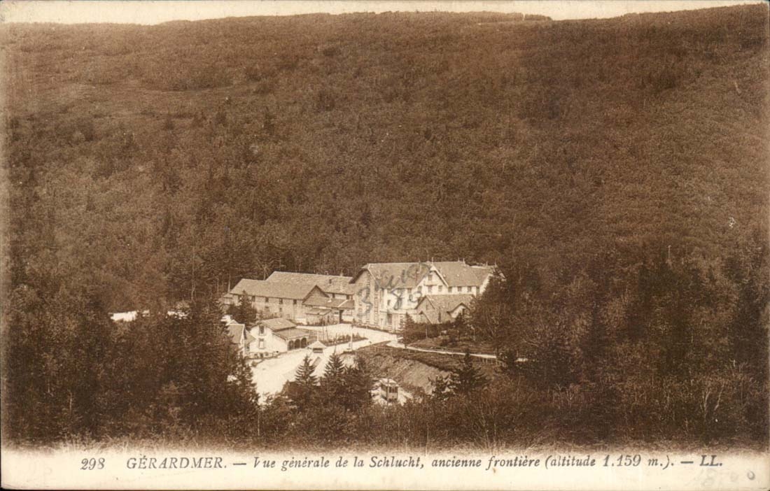Obernai - View of Schlucht old border 1159 m - CPA