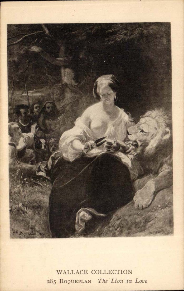 Wallace-Ansammlung - der Lowe in den Spulen - Roqueplan - CPA