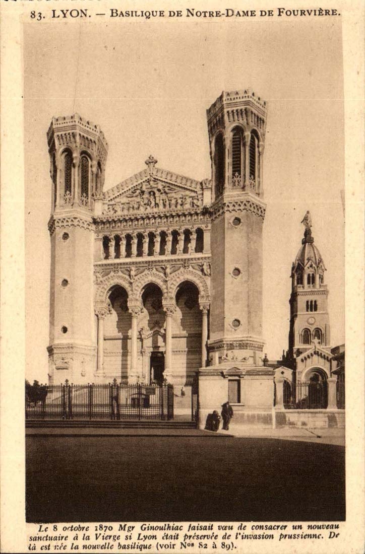 Lyon - Basilique de Notre Dame de Fourviere - CPA 