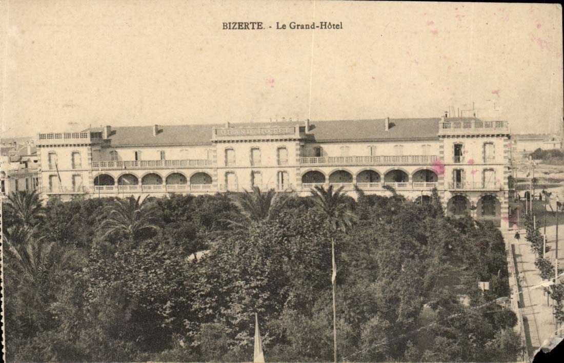 Tunisia - Tunisia - Bizerte - the Large Hotel - CPA