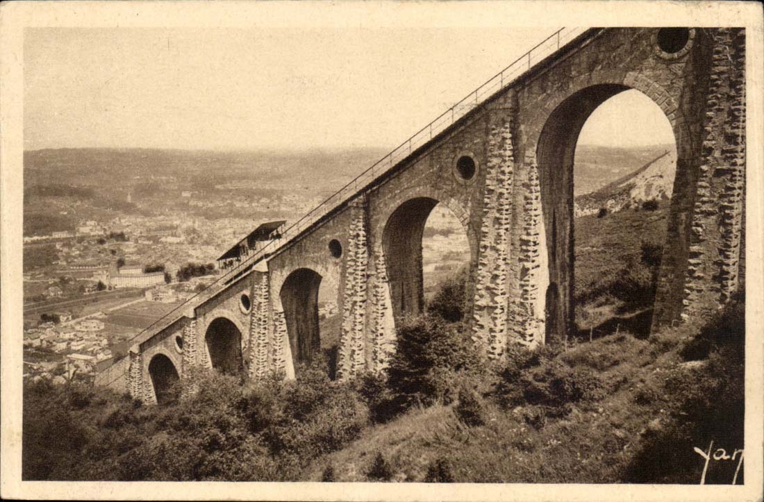Lourdes - Funicular of the Peak of Jer - CPA