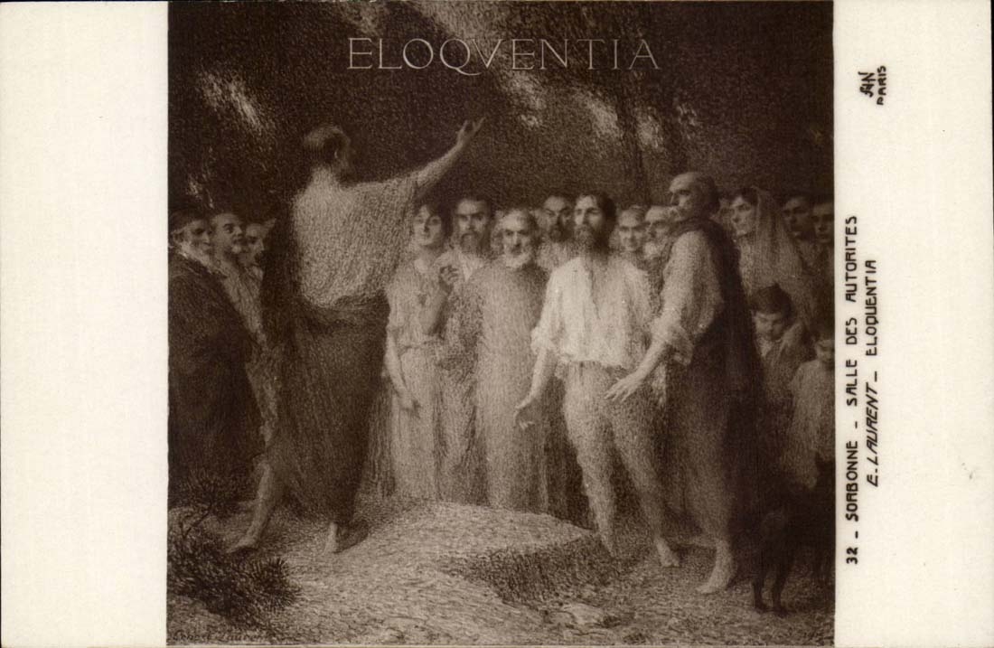 Kunste - Sorbonne - Raum der Behorden E Laurent Eoquentia - CPA