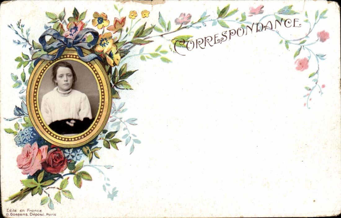 Fantasy - Young person Slips by - Correspondence - Rose and Ruban- CPA