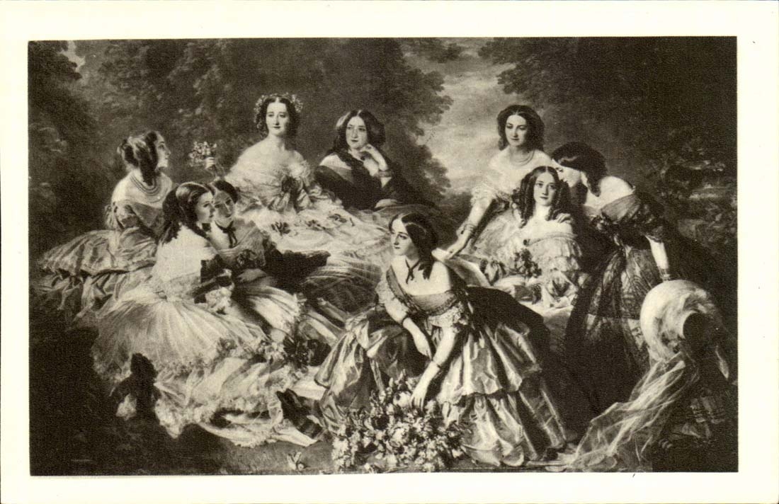 Chateau de Malmaison Winterhalter Imperatrice Eugenie et ses Dames D'Honneur - CPA 