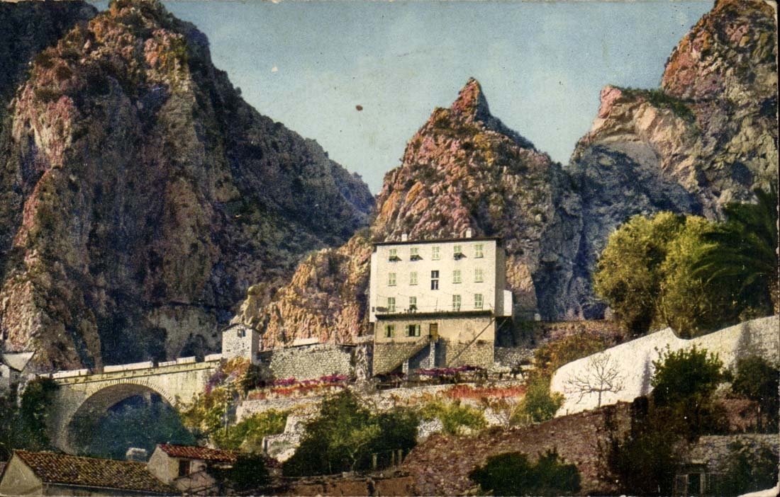 Menton - the Holy Bridge Louis - CPA