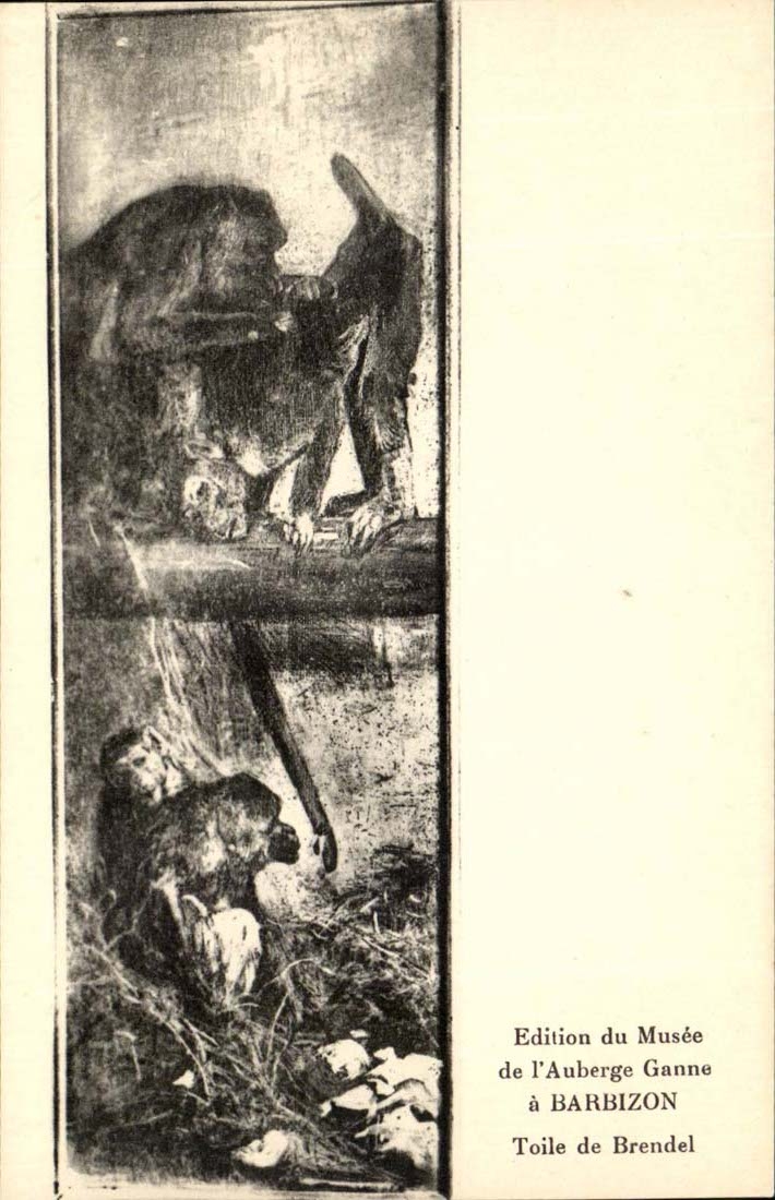 Edition de Musee de l'Auberge Ganne a Barbizon Toile de Brendel - CPA