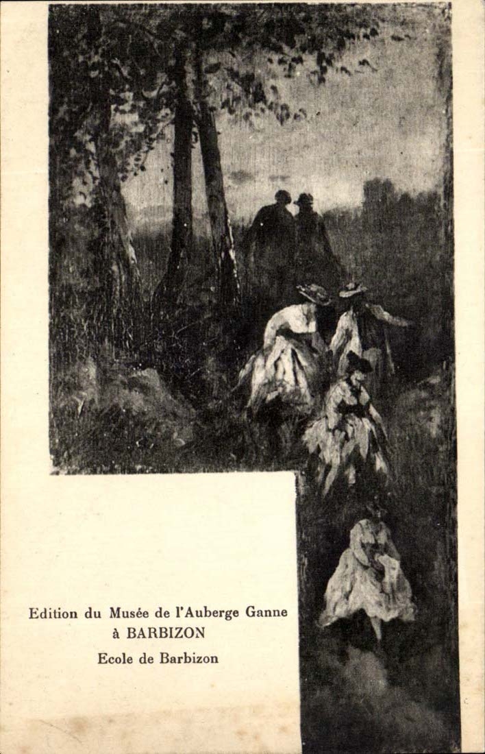 Edition de Musee de l'Auberge Ganne a Barbizon Ecole de Barbizon - CPA