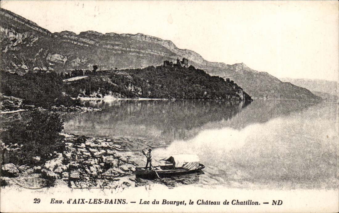 AIXbader - Le Bourget Lake das Schloss von Chatillon CPA
