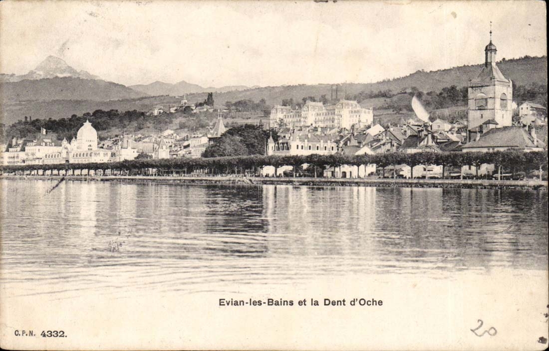 Evian baths - and the Tooth of Oche CPA