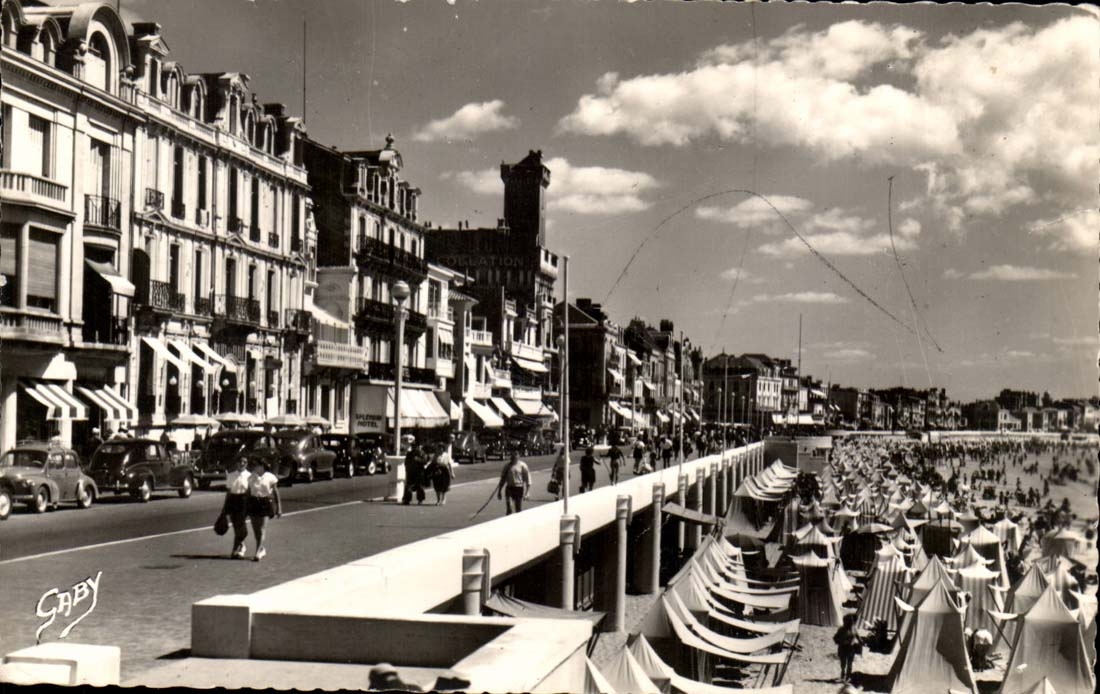 Sables d'Olonne der Damm - CPA