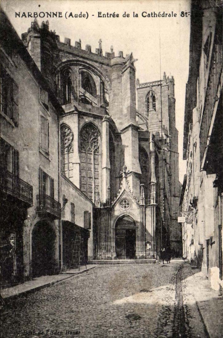 Narbonne - Eingang der Kathedrale - CPA
