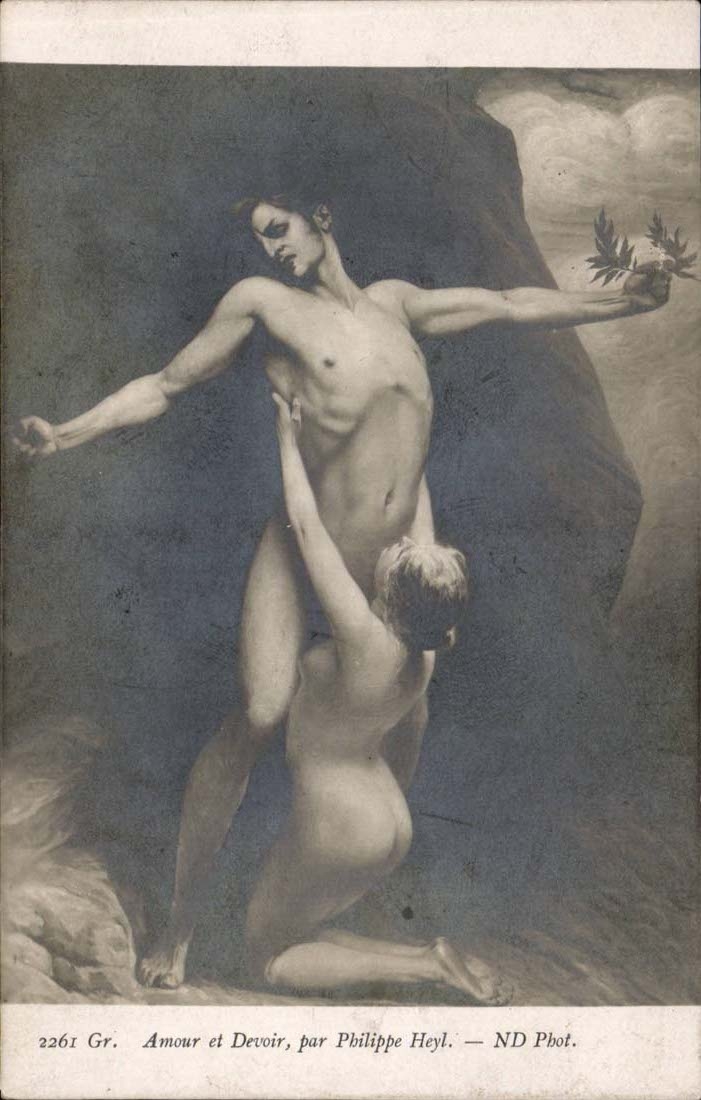 Amour et Devoir - Erotique - Arts - Par Philippe Heyl - CPA 