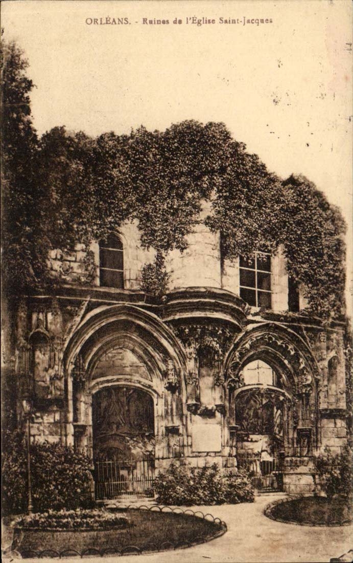 Orleans - Ruins of the Church Saint Jacques - CPA