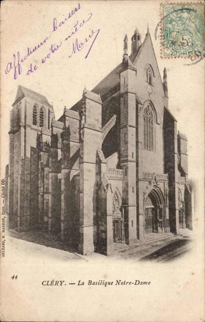 Clery - die Notre Dame-Basilika - CPA