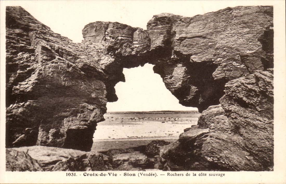 Croix de Vie - Sion - Felsen des wilden Masses - CPA