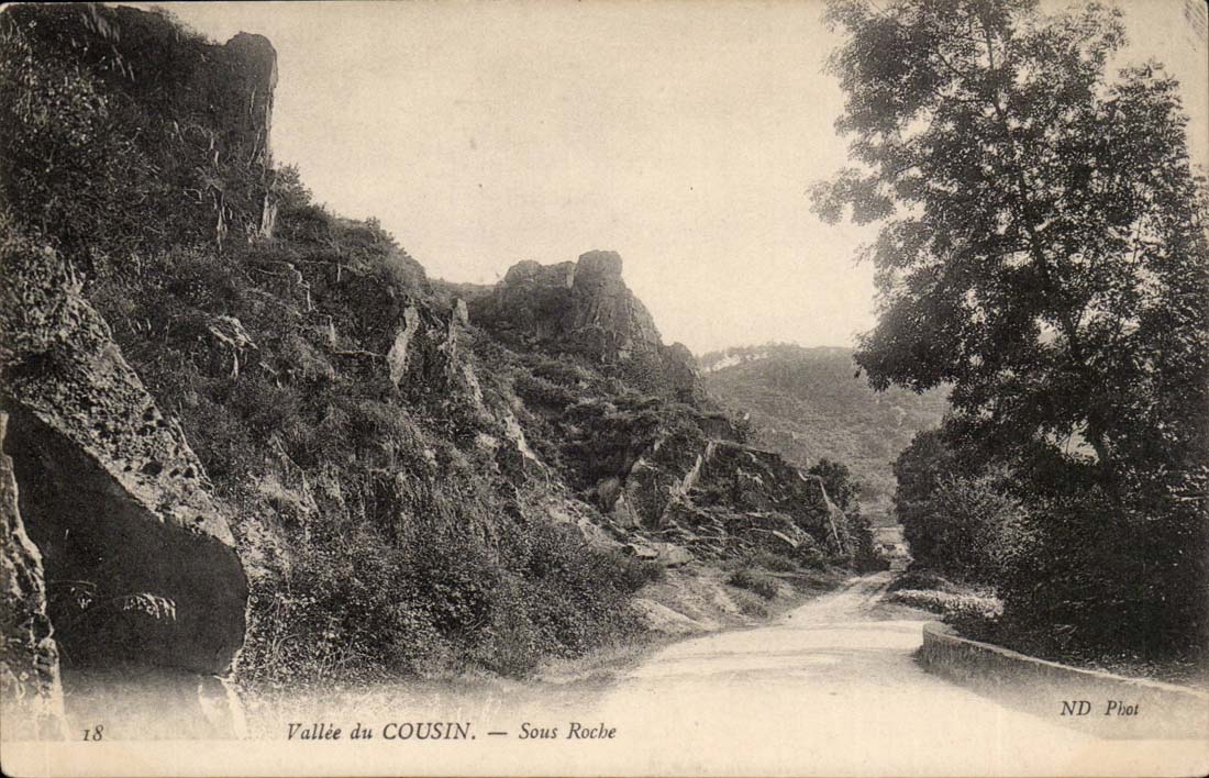 Valley of the Cousin - Under Rock - CPA