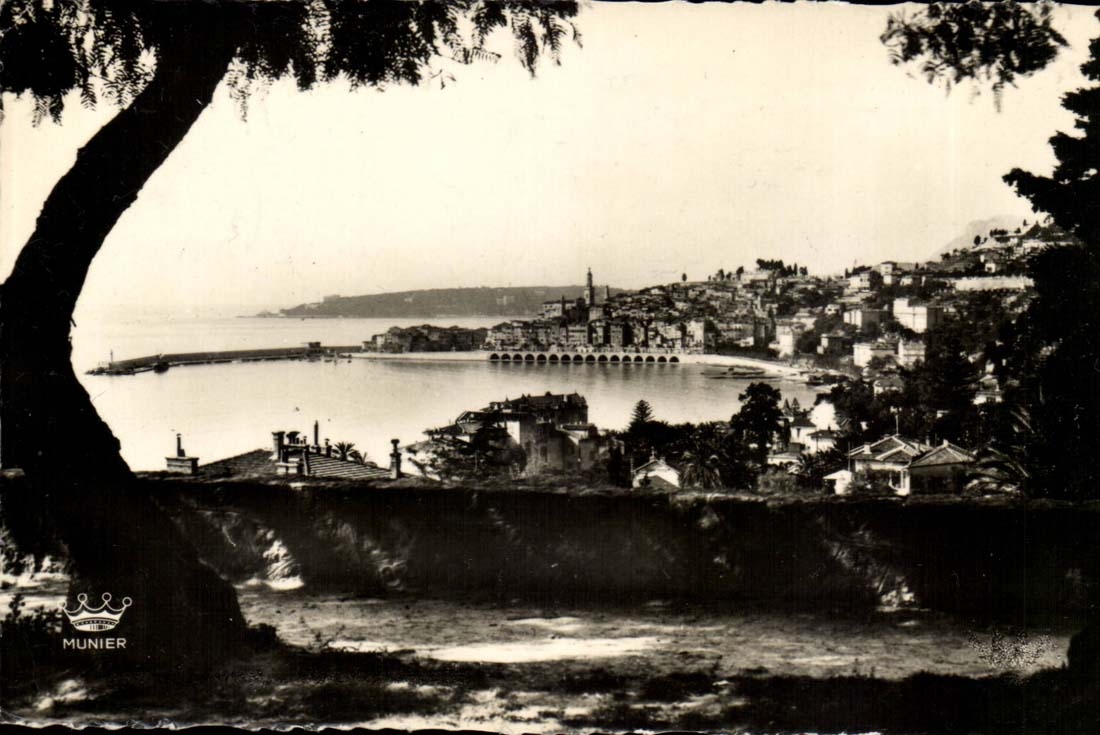 Menton - View taken of Garavan - CPA